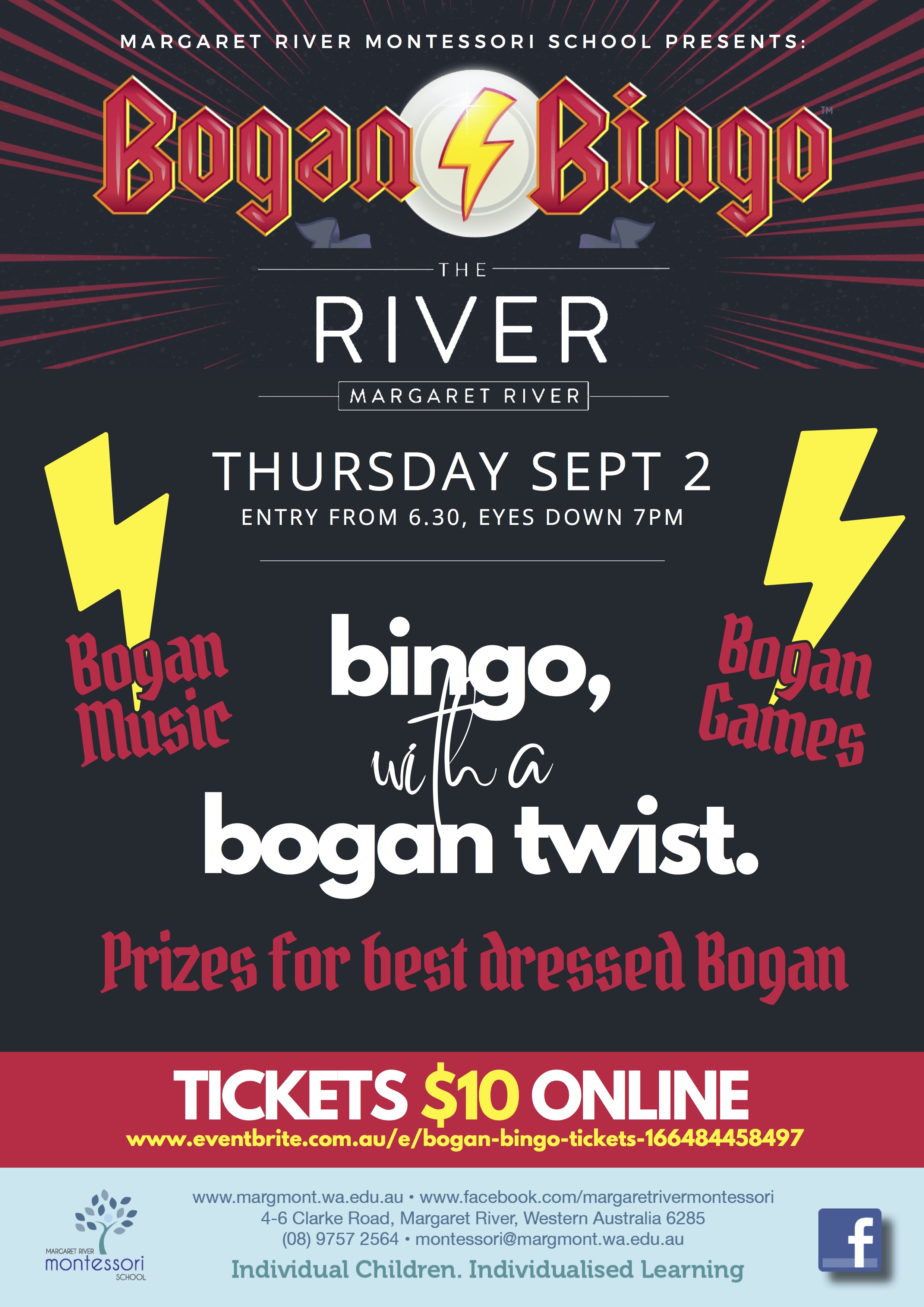 Bogan Bingo presented by the Margaret River Montessori School